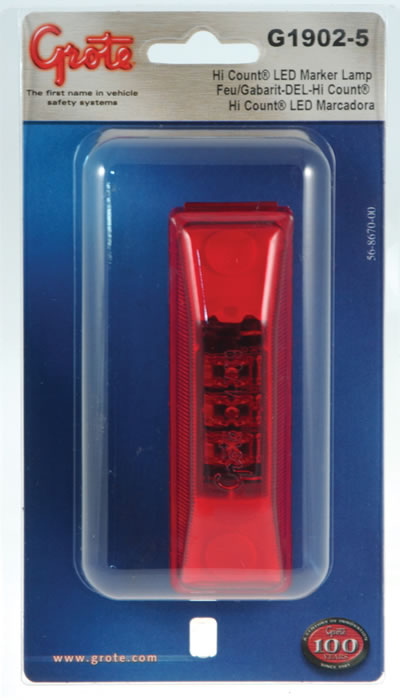 Grote G1002 Hi Count 2 1/2" 13-Diode LED Lamp, Diodes - Canada