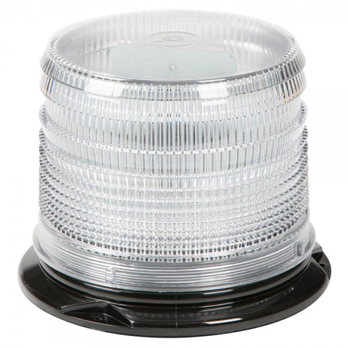 Grote Emergency Lighting, Amber, Clear Lens, Led Beacon S.A.E. Class I 12 to 24 V Low Lens 78030